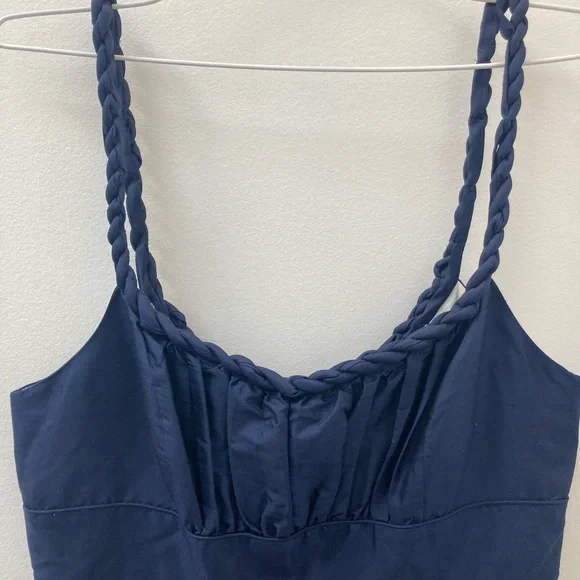 J.Crew 100% silk dress in navy size 6 - Picture 5 of 9